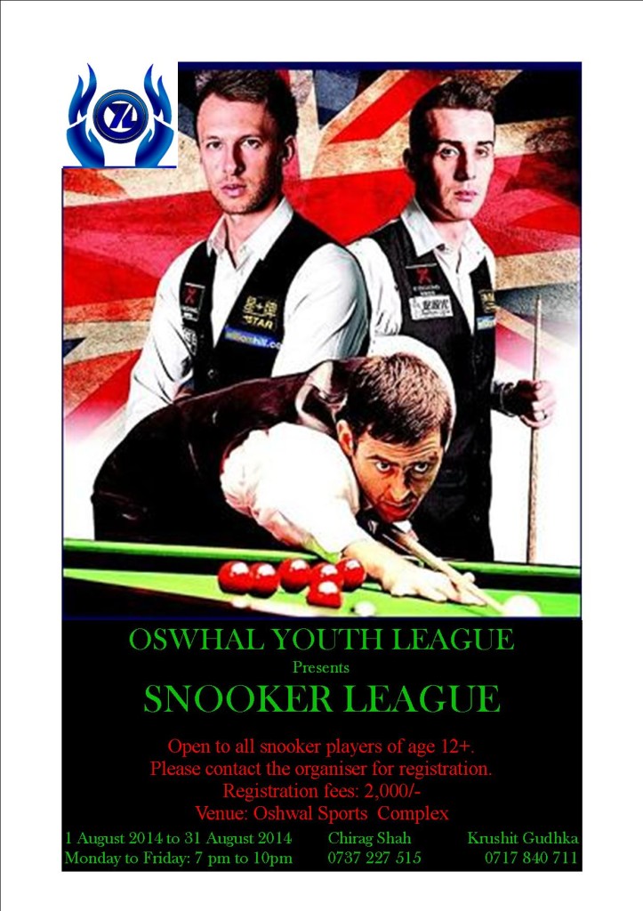 Snooker poster